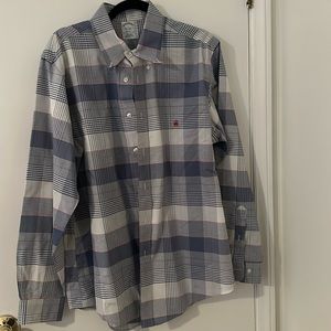 Men’s colored dress shirt.